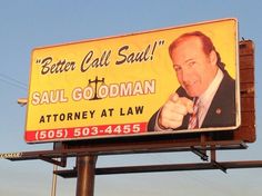 better call saul billboard used in the hit tv series Better Call Saul