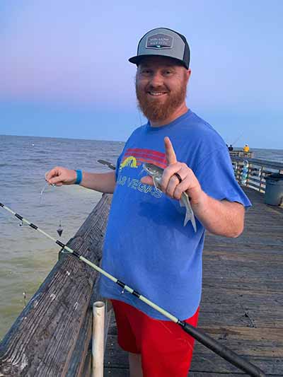 Josh Wheeler fishing and enjoying the outdoors